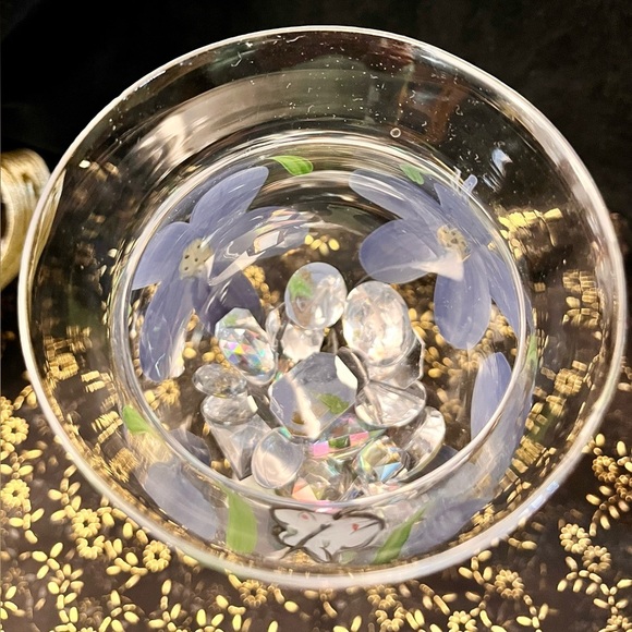 Fostoria American 2 Sets Elegant Clear Glass Teacups 2 Saucers Bridgerton T 4 2 - Picture 17 of 17